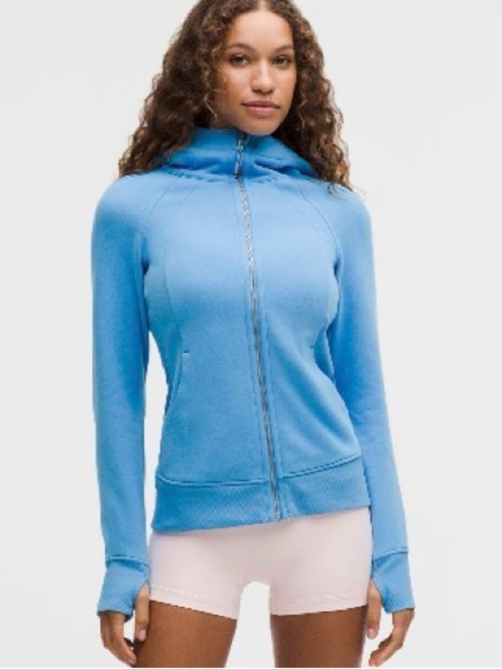 Lululemon Scuba Full Zip Hoodie in Ocean Wave